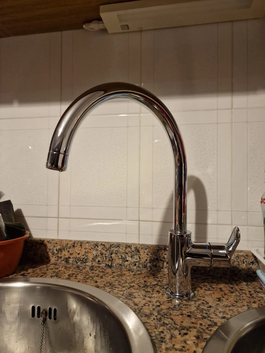 GROHE BauEdge Küchenarmatur schwenkbar hoher Auslauf